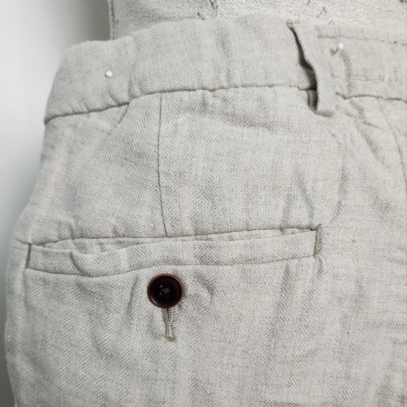 Athletic Slim linen chinos - Picture 6 of 13